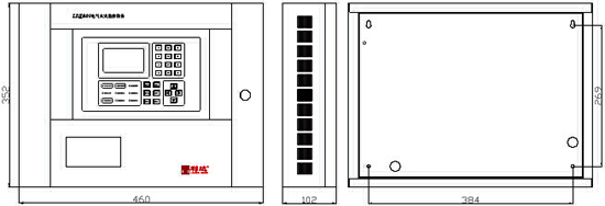 LDK800<a href=http://m.ahzhzl.cn/dianqihuozai/ target=_blank class=infotextkey>電氣火災(zāi)監(jiān)控</a>設(shè)備